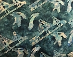 Hoffman Exclusive Bali Batik T2510 341 Wade Mackinac Bridge